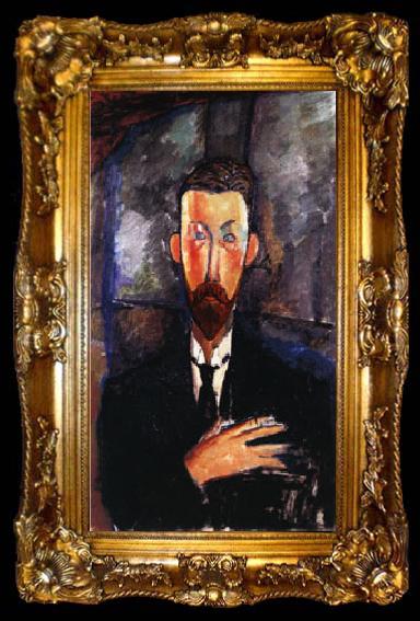 framed  Amedeo Modigliani Portrait of Paul Alexandre in Front of a Window, ta009-2